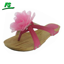 chanclas chanclas flip flop de hawainas de madera de primavera caliente para mujeres